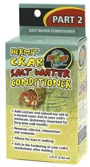 Zoo Med Hermit Crab Salt Water Conditioner 2.25 fl oz (64 ml)