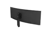 Atdec AWMS-BT40 Heavy duty monitor mount - Single monitors sized 24" to 55" - Grommet Clamp-Black