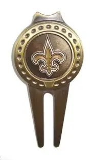 100 (Bulk Lot) New Orleans Saints Divot Tools with Golf Ball Marker