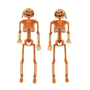 Harvest of the Macabre: Pumpkin Skull Display Stand
