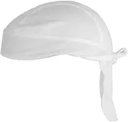 [FOMIYES] Unisex Cycling Headscarf Cap Breathable Quick Dry Bike Hat for Women Men One Size Fits White