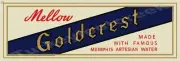 Mellow Goldcrest Beer 6" x 18" Metal Sign