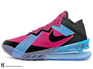 2021 NBA 最新款 LeBRON JAMES 最新代言 NIKE LEBRON XVIII LOW EP 18 JAMES SOUTH BEACH 低筒 桃紅藍黑 南灣 前 REACT 後超大 MAX AIR 氣墊 小皇帝 雷霸龍 KING LAKERS 頂級科技 籃球鞋 (CV7564-600) 0121