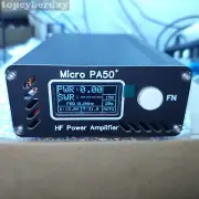 Micro PA50+ (PA50 Plus) 50W 3.5-28.5MHz HF Power Amplifier w/ 1.3" OLED Screen
