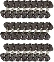 24 PCS 36'' Metal Wheels for Model Train 1:87 HO Scale New
