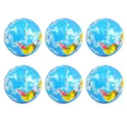 6 Pack Earth Stress Balls,4 Inches Earth Theme Squeeze Balls ,Stress Relief6851