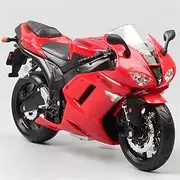 1:12 for K-awasaki for Ninja ZX-6R Diecasts & Toy Race Model Motorcycle Moto Bikes Toy Kids Gifts (Color : Red)