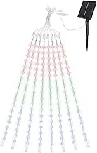 LED Solar Meteor Shower Rain Drop String Lights Xmas Falling Star Tree Decor Night Outdoor Christmas Garden Waterproof
