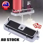 Bathroom Hanging Pole Shower Caddy Basket Storage Shelf Organiser Tray Rack AN
