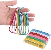 Jumbo Paper Clips,4 Inch Paper Clips Large,30-Pack Paperclips for Paperwork Ideal for Home,School and Office Use,Colored Binder Clip