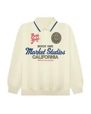 Market Men's Logo Graphic Polo Sweater