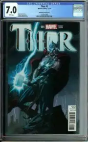 THOR #1 CGC 7.0 WHITE PAGES // ROBINSON VARIANT COVER 2014