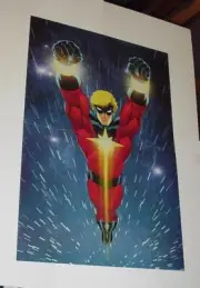 Captain Marvel Poster # 3 Ed McGuinness Art Civil War