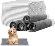 Fisssure Dog Pee Pads,Bamboo Charcoal Pet Training Pads for Puppy Urine - Quick Dry Puppy Pads Leak Proof Puppy Pads