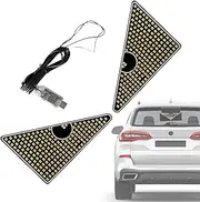 Demon Eyes for Car – 5V LED Eyes for Car, Soft Screen Application Controls Eye Light Bright Car Animated with Adjustable Eye Pattern for Car Window