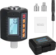ENC-340 Digital Display Torque Meter Wrench Torque Tester 1/2'' Drive & Includes Adapters for 3/8'' and 1/4'' with Sound Light Alarm Function High Accuracy 4 Torque Units Backlit Display - Perfect