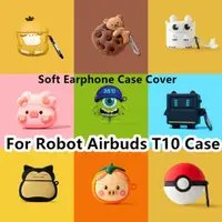 在飛比找蝦皮購物優惠-現貨 適用於 Robot Airbuds T10 保護套煤球