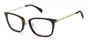 David Beckham DB 7060/F Asian Fit 2IK Men's Glasses Tortoiseshell Size 53 - Private Health Rebate - Blue Light Block Available