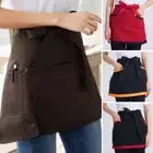 Kitchen Half Apron Bar Pub Cafe Cooking Waist Aprons Women Men