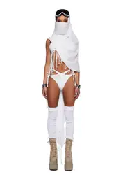 [Club Exx] Just A Mirage Scarf - White