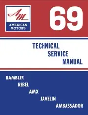 1969 AMC Shop Manual - Includes 11x26 Wiring Diagrams