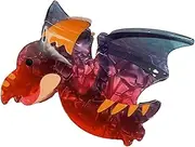 [Xinhuju] Animal Hair Clips | Dinosaur Hairstyle Decorating Accessories | Acrylic Creative Stylish Trendy Hair Clips For Toddler, Kids. Any Hair Type And Style