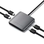 Satechi Aluminium 4 Port USB-C Hub, Space Grey - ST-UC4PHM