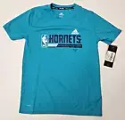 Charlotte Hornets NBA adidas Teal Climalite Short Sleeve Shirt Small