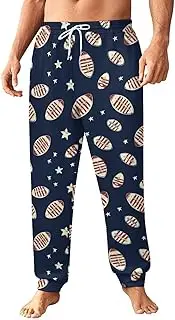 [Generic] Men's Sweatpants, Touchdown Silhouette Charm-138, Polyester Joggers, Sweatpants Jogging Pants for Workout Running