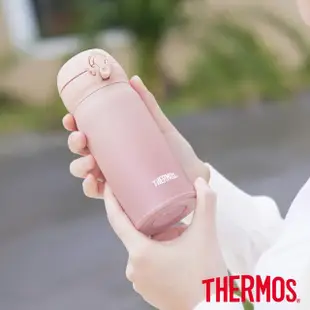 【THERMOS膳魔師】不鏽鋼漸層超輕量彈蓋真空保溫杯350ml(JNL-354)