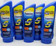 COPPERTONE 5 GREAT VALUE ASSORTED SPORT SUNSCREENS *SEE DETAILS*