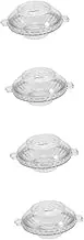 COHEALI 4pcs Candle Making Molds Floating Candle Molding for Scented DIY Candles