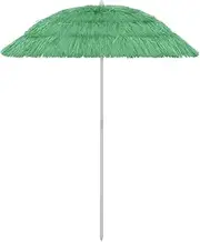 Hawaii Beach Parasol Green 180 cm,Outdoor Umbrellas & Sunshades 2.1KG-314697