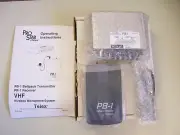 12vdc TELEX WIRELESS LAPEL MIC SYSTEM BELTPACK PB-1 PR-1 179.100 police parade
