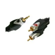 3m ISIX High Quality 3.5mm to 2RCA Stereo Audio Cable IHT7130