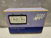 Chess Master Game Timer Analog Clock Black New Tournament Chess Clock