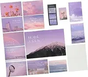 HAPINARY Handwritten Style Note Letter Paper Scrapbook Paper Set DIY Scrapbook Kit