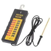 Electric Fence Voltage Tester 8 Neon Lights 12KV Waterproof for Livestock MG Hot