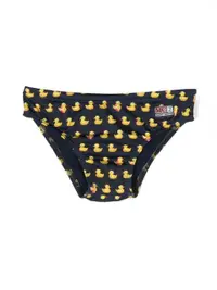 在飛比找Farfetch優惠-duck-print swim trunks