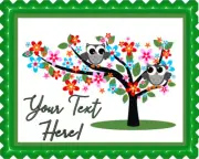 Two Grey Owls - Edible Cake Topper or Cupcake Topper