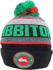 South Sydney Rabbitohs NRL Rugby League Tundra Pom Pom Beanie