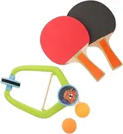 1 Set Table Tennis Trainer Hangable Table Tennis Trainer Training Device Adjustable Hanging Wood