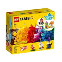 在飛比找momo購物網優惠-【LEGO 樂高】樂高- Classic-創意透明顆粒(11