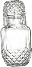 MOKKHNB 1 Set Glass Elegant Drinking Cups for Home Bar for Juice Tea Stylish Glassware for Entertaining Guests Personal Use