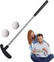 Two Way Putter Club, Two-Way Kid Putter MiniGolf Putter For Kids, Golf Putters Zinc Alloy Head Stainless Steel Shaft TPRGrip, Putter Golf Clubs For Kids, Junior And Adults
