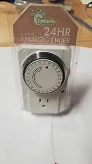 Hydro Crunch Analog Timer 125 volt AC, 15 amp