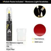 Touch Up Paint For Daewoo Leganza 73L Super Red With Polish Paste
