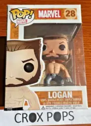 GRAIL 2014 Logan 28 WOLVERINE BOBBLE-HEAD Funko Pop Vinyl New in Box + CASE