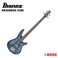 在飛比找蝦皮商城優惠-Ibanez SR300EDX CZM 電貝斯 啞光宇宙冰藍