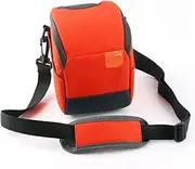 Camera Case Shoulder Bag Fit for Powershot SX730 SX720 SX420 SX150 SX160 SX170 SX520 SX510 SX500 SX410 M10 M2 G7X Mark II(Orange)